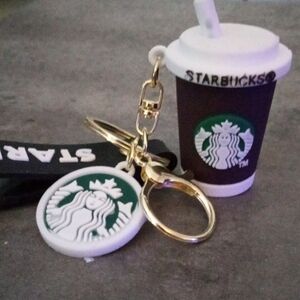 STARBUCKS CAPPUCCINO KEY FOB PURSE CHARM OFFERS WELCOME